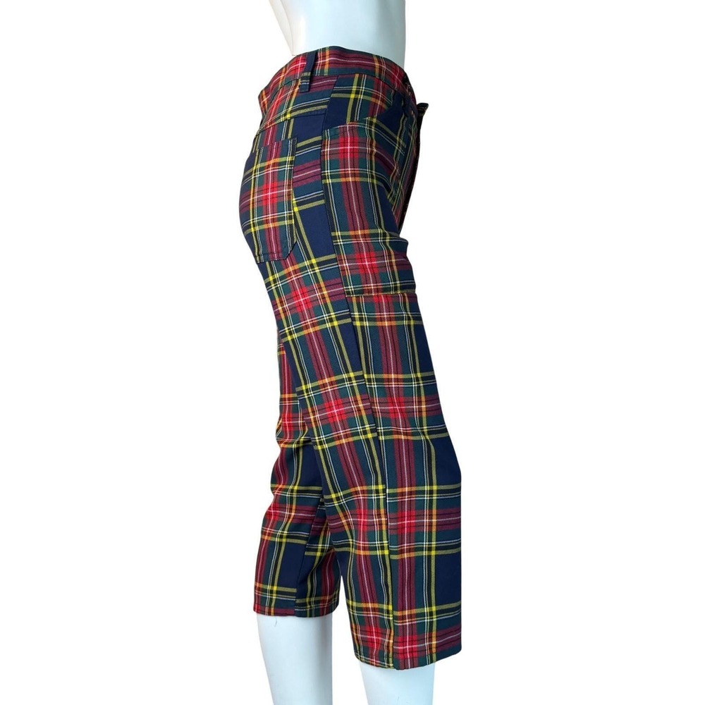 Vintage Tiger of London Plaid Cargo Pants High Waisted Bondage Punk Rock 30 - Picture 3 of 16